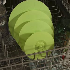 Coperchi in <span class=keywords><strong>Silicone</strong></span> per la conservazione degli alimenti ciotola in <span class=keywords><strong>Silicone</strong></span> BPA Free coperchio di aspirazione per tazze pentole forno frigo - Product Image 5