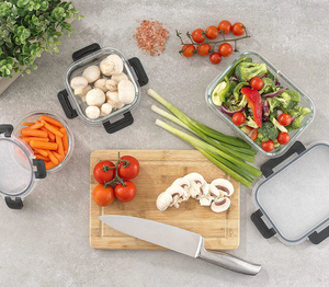 Boîtes de conservation en verre borosilicate, boîtes à lunch bento sans BPA, ensemble de récipients en verre pour la préparation des repas avec couvercles - Product Image 4