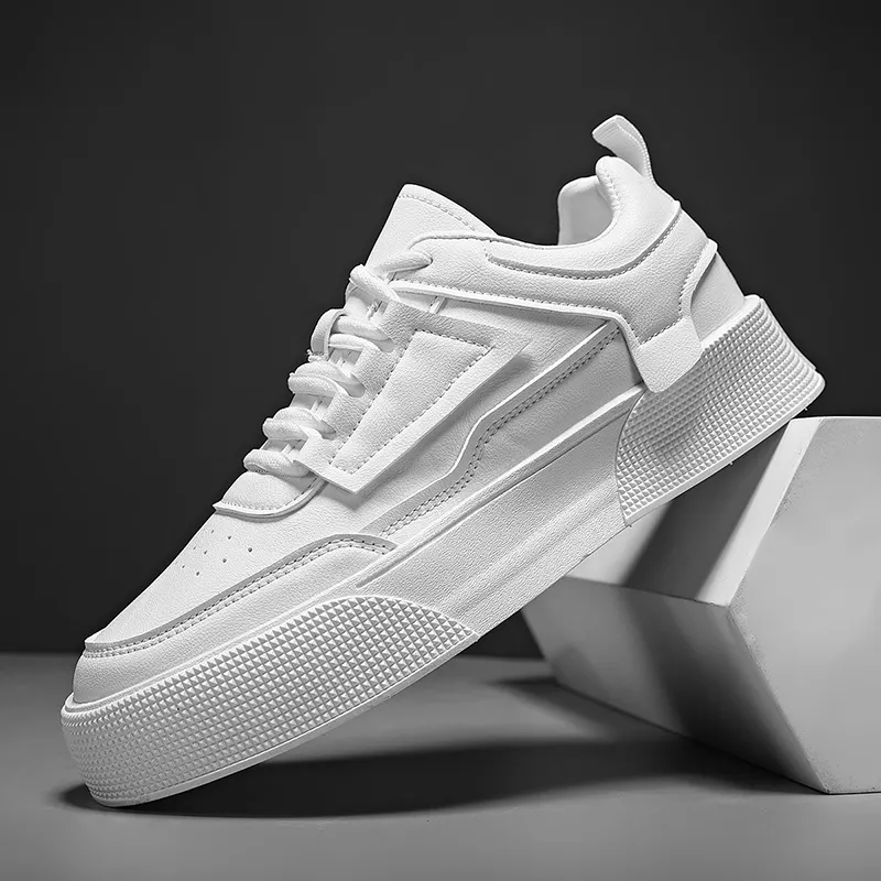 Adit-Zapatillas deportivas de diseño personalizado para hombre, zapatos informales de suela baja, con logotipo en blanco, venta al por mayor