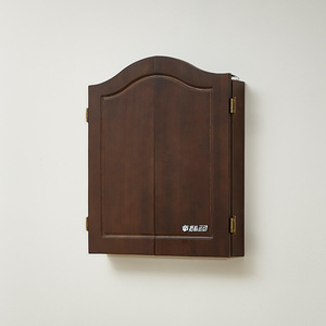 Wall Mounted Wooden Cabinet Dartboard Set, 18 Inch Sisal Tournament <strong>Dart</strong> <strong>Board</strong> with <strong>Scoreboard</strong> &amp; 6 Steel Tip <strong>Darts</strong>,for Home/Bar - Product Image 5