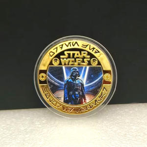 5 Tipos de Medallas Conmemorativas de Star Wars, Monedas de Anime de Dibujos Animados para Bodas y Cumpleaños - Product Image 2