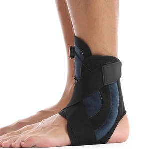 Adjustable Compression Ankle Support Brace <strong>Knob</strong> New Semi-Rigid Ankle Stabilizer Plantar Fasciitis Tendonitis Offering Protection - Product Image 4