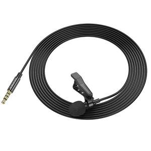 Nueva llegada para <span class=keywords><strong>Borofone</strong></span> BFK11 elegante micrófono Lavalier de 3,5mm ABS 2M micrófono de reunión - Product Image 6