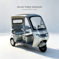 Tricycle électrique à trois roues pour adultes, à carrosserie ouverte, vente directe d'usine