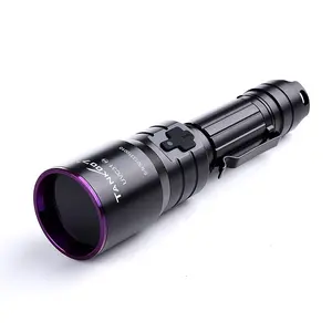 Tank007 high power USB NDT flashlight 365 nm blacklight rechargeable flash light torch 365nm UV LED flashlights