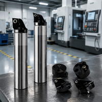 Porte-outil de tournage CNC en carbure, barre de perçage pour tour CNC avec filetage femelle, revêtement DLC OEM, 75-85 HRC