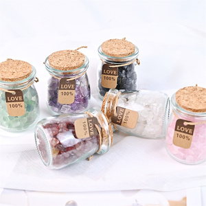 Botella <span class=keywords><strong>de</strong></span> los Deseos <span class=keywords><strong>de</strong></span> Cuarzo Rosa Natural, Piedra en Bruto <span class=keywords><strong>de</strong></span> <span class=keywords><strong>Mina</strong></span>, Botella <span class=keywords><strong>de</strong></span> Amatista para Adorno Decorativo - Product Image 3