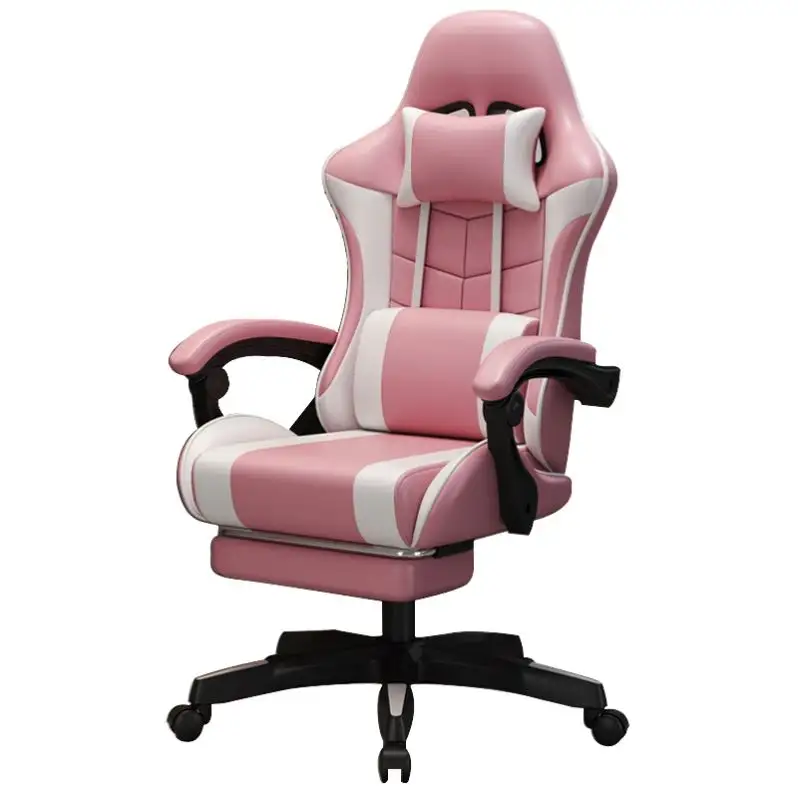 Ergonomic Custom Swivel Red Office Furniture 175 Degree Gamer Gaming Chair For Com ter PC Racing Game With Footrest