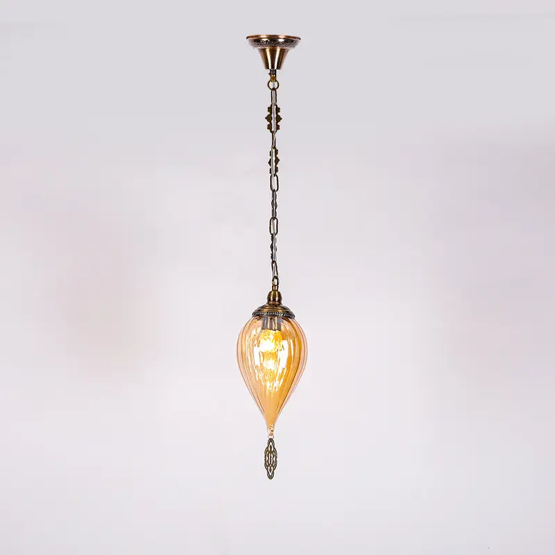 Современный подвесной светильник из турецкого стекла, антилатунные подвесные светильники для бара, ресторана