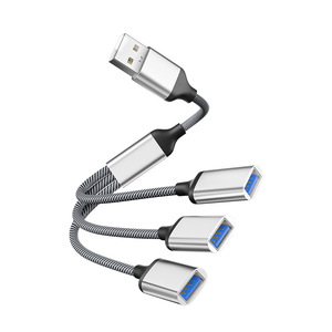 Câble <span class=keywords><strong>USB</strong></span> C mâle vers 3 ports <span class=keywords><strong>USB</strong></span> femelle, adaptateur de chargeur type C vers 3 <span class=keywords><strong>USB</strong></span> pour ordinateur portable, tablette, téléphone, <span class=keywords><strong>clé</strong></span> <span class=keywords><strong>USB</strong></span> - Product Image 2