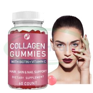Gomitas de Colágeno y Vitamina C Ausreson OEM, Suplemento Blanqueador de Piel, Gomitas de Colágeno con Vitamina C para la Piel - Product Image 1
