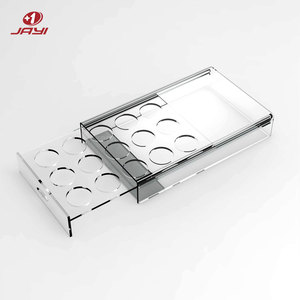 Ansjaiyi — haut de Table transparent en acrylique, boîte de rangement de capsules de café Nespresso, transparent - Product Image 5
