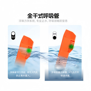 Masque intégral à une fenêtre en verre trempé de 4,0 mm, silicone, plongée en apnée, sports nautiques pour adultes - Product Image 3