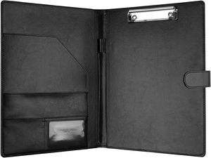 Porte-documents professionnel en similicuir avec presse-papiers, classeur et support pour bloc-notes A4/Letter, idéal pour la rédaction de <span class=keywords><strong>CV</strong></span> - Product Image 2