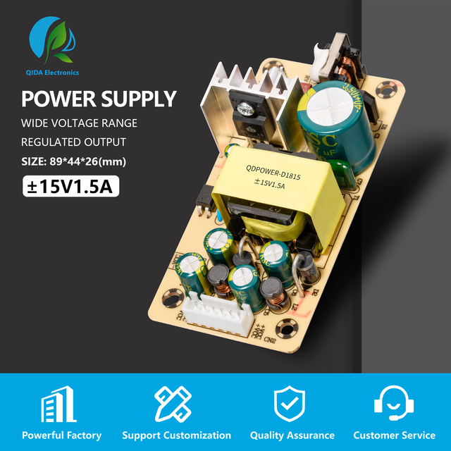 Plus Minus 12V 1.5A 36W Single Output Open Frame 87% Efficiency 2-Year Warranty Isolated Switching Power Supply SMPS PCB Board
