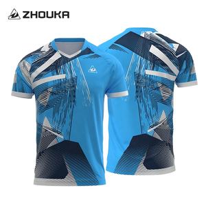 Chemise de <span class=keywords><strong>badminton</strong></span> pour <span class=keywords><strong>homme</strong></span> personnalisée, sublimée, confortable, légère, respirante, uniforme de tennis et de volley-ball pour adulte - Product Image 1