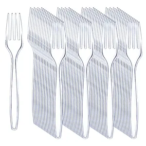 Premium Heavyweight Disposable Clear Plastic Knives