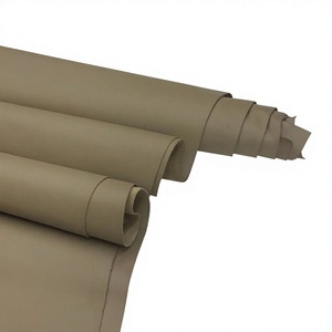 BS International Natural Finish Cow Buffalo Ostrich Shiny Crunch Texture <b>Leather</b> Hide Split Genuine Sheet Wind Proof Customized - Product Image 2