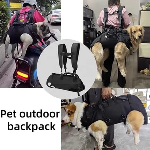 Mochila Multifuncional para Mascotas, para Motociclistas, con Doble Correa para el Hombro, Asa para Perros y Gatos, Arnés de Elevación para Perros, Producto para Mascotas para Salidas - Product Image 4