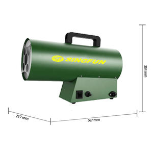 תרמוסטט מתכווננת 30kw propan/lpg תעשייתי מאוורר גז חימום אוויר מאולץ מחמם אוויר כפויה חימום מחמם אוויר מאולץ עבור חממה - Product Image 5