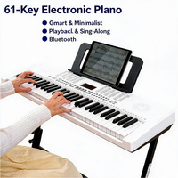 Clavier électronique portable BD-683B à 61 touches sensibles au toucher, haut-parleur intégré, léger, vente en gros d'usine