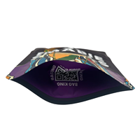 Nouvelles pochettes autoportantes en Mylar à fermeture éclair découpées à l'emporte-pièce, imprimées par gravure, holographiques et exotiques, anti-odeur et refermables, pour gelée, 3.5g/7g/28g
