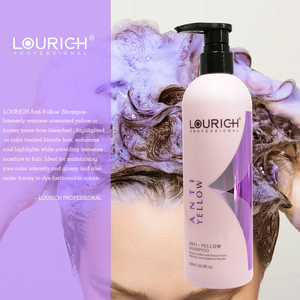 Champú antiamarillo sin champú morado para cabello rubio gris plateado - Product Image 6