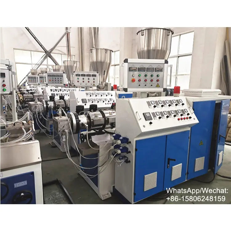 Plastic Extruders machinery PVC Pipe Making Machinery PVC window and door profile ceiling panel cable trunking extruder machine
