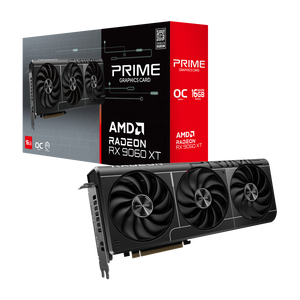 การ์ดจอ 2025 New Prime Radeon RX9060 OC 16GB GDDR6 PCIe 5.0 VGA 9070XT GPU RX9070 สำหรับเล่นเกมบนพีซีตั้งโต๊ะ Sapphire Rx 9060 Xt - Product Image 1
