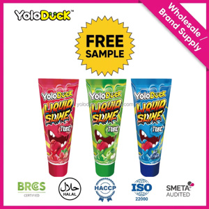 Squeeze Liquid Candy Assorted Fruity Flavor <strong>Sour</strong> <strong>Sweet</strong> Novelty Dipping Gummy Bulk <strong>Sweets</strong> OEM for Distributor YOLODUCK - Product Image 1