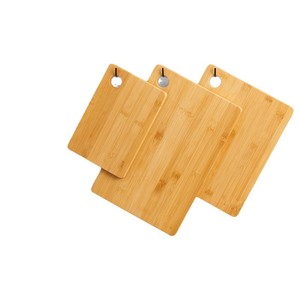 Juego de Tablas de Cortar de Bambú Rectangulares Antibacterianas, Tablas de Picar para Cocina, Tabla para Rebanar Frutas - Product Image 1
