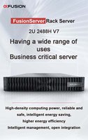 Casing rak Nas sistem V7 Xfusion, penyimpanan komputer sistem 2u 1u 4u, Chassis Xeon Pc 10gbps Gpu khusus Ai Data Cpu Intel Server 2488h