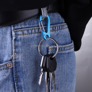 Camping Fietsen Zilver 45Mm 350lbs Roestvrij Staal Snap Haak Custom Karabijnhaak Sleutelhanger Voor Camera 'S - Product Image 3