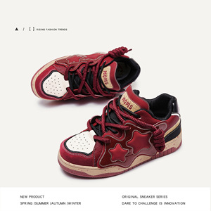 Zapatos <span class=keywords><strong>de</strong></span> Moda Duraderos <span class=keywords><strong>de</strong></span> Cuero Vacuno con Cordones, Edición Limitada Año <span class=keywords><strong>de</strong></span> la Serpiente, Serie Sea <span class=keywords><strong>Star</strong></span>, para Hombre y Mujer, Estilo Pareja - Product Image 2