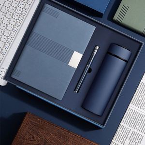 Carnet à couverture rigide en PU gravé sur mesure avec stylo, ensemble carnet et stylo en PU assortis, cadeaux de remise de diplôme personnalisés, cadeau pour nouvel emploi - Product Image 2