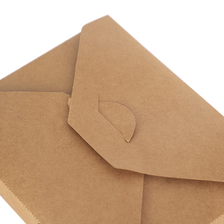 Disposable custom printed kraft lunch food paper box for fast food