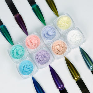 Nail Salon Brillant <span class=keywords><strong>Nacre</strong></span> Poudre Paillettes Miroir Sirène Chrome Nail Eyeshadow Pigment - Product Image 6