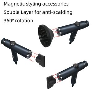 Sèche-cheveux professionnel <span class=keywords><strong>1200W</strong></span> petite taille, sèche-cheveux de haute qualité et sûr, moteur Dc, <span class=keywords><strong>brosse</strong></span> pour cheveux - Product Image 4