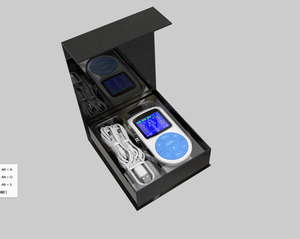 Estimulador Elétrico de Nervos e Músculos Terapia Digital EMS Massager <span class=keywords><strong>Mini</strong></span> Unidade <span class=keywords><strong>TENS</strong></span> Máquina de Fisioterapia com Eletrodos - Product Image 4