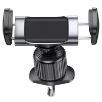 Support de téléphone pour voiture Natek ABS avec crochet en métal, rotation à 360 degrés, universel, portable et stable pour les appareils de 3 à 7 pouces