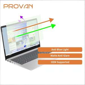 Protection d'écran pour ordinateur portable Gigabyte, certifiée TUV, 15,6 pouces, sur mesure, en gros, amovible, anti-lumière bleue, mate, anti-reflets, PET, 0,38 mm - Product Image 1
