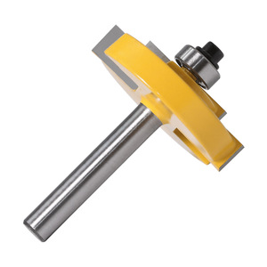8mm hoặc 12mm hoặc 1/2 "đôi lưỡi Vòng chân bước phay router bit một mang cửa và Cửa Sổ Khung cắt cạnh profiling bit - Product Image 5