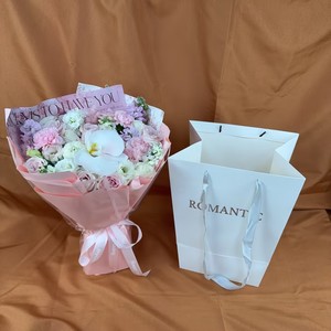 Bolsas de Papel para Envolver Ramos de Flores, con Logotipo Personalizable, Diseño Simple, para el Día de San Valentín, para Pequeñas Empresas - Product Image 3