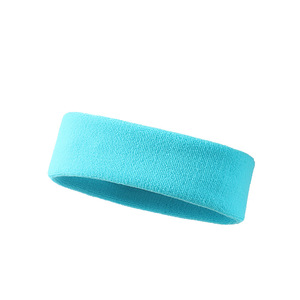 Bandeau élastique de couleur unie absorbant la sueur, pour l'aérobic, le badminton, la course à pied, unisexe, en coton, plusieurs couleurs disponibles - Product Image 5