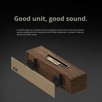 Petit haut-parleur d'ordinateur en bois à double cornet, multi-ordinateur portable, média, caisson de basses, bureau à domicile, pour batterie 5W 1000-2000mAh