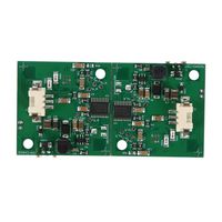 Placa PCB PCBA de una sola capa para cerradura de embutir electrificada, material FR4, acabado de superficie BGA, servicio OEM, Hawkwintech ISO9001