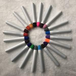 Çocuklar için Set suluboya kalemler yıkanabilir nokta İşaretleyiciler plastik sanat malzemeleri çizim için bebekler için düz nokta BINGO kalem dahil - Product Image 6