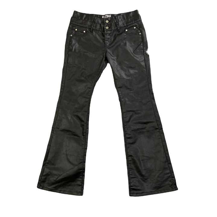 SELF WAX COATED FLARE DENIM Men