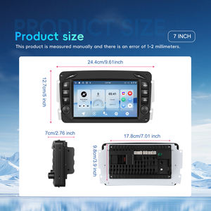 Podofo pour <span class=keywords><strong>Mercedes</strong></span>-Benz CLK/Classe E/Classe C, autoradio Android 7 pouces, <span class=keywords><strong>4</strong></span>+64, CarPlay/Android Auto sans fil, GPS/WiFi, écran IPS, ODM - Product Image 5