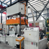 Presse hydraulique à quatre colonnes de 630 tonnes, utilisée pour les couvercles de puits en composite de résine et le processus de moulage SMC BMC